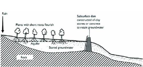 سدهای زیرزمینی در آبخوانهای آبرفتی